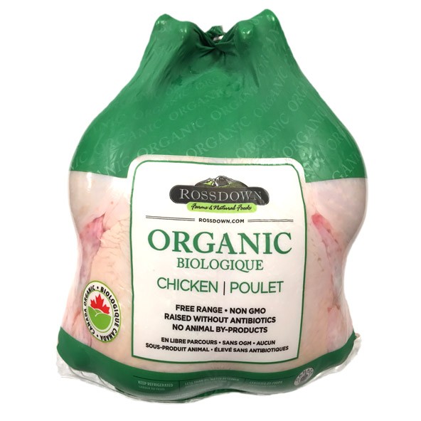 Rossdown Organic Whole Chicken