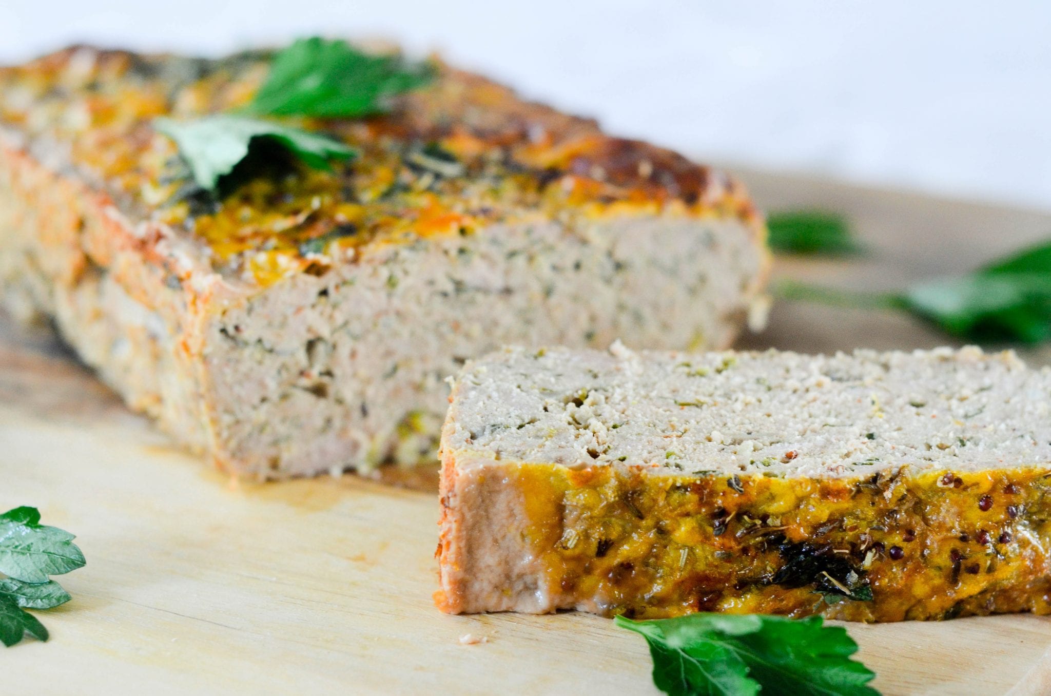 Turkey and mushroom Meatloaf